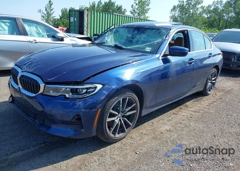 2020 BMW 330I xDrive z USA, uszkodzony, nr VIN 3MW5R7J00L8B35571